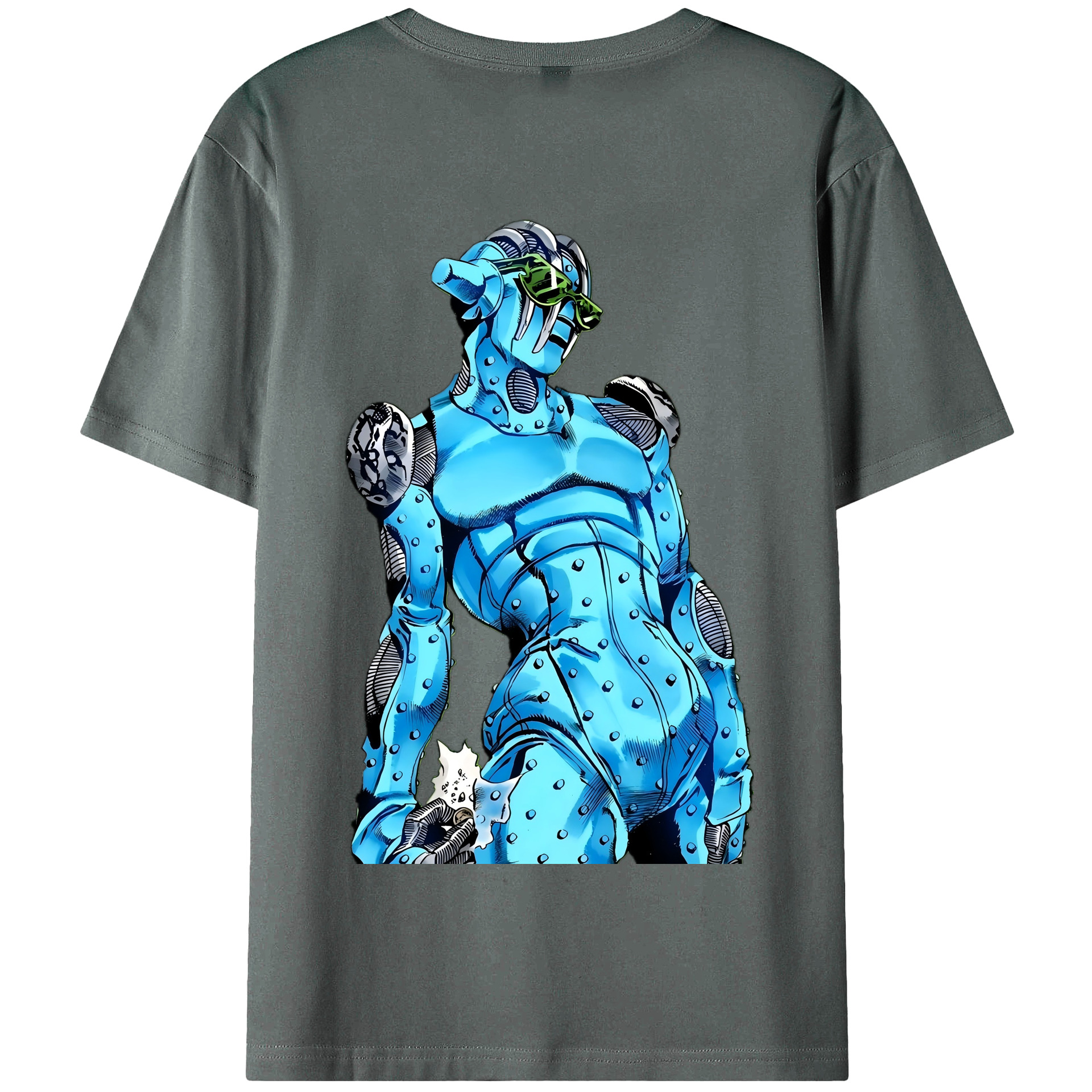 （画像用） ジョジョの奇妙な冒険 JoJo's Bizarre Adventure 綿100％半袖Tシャツ（背面プリント）